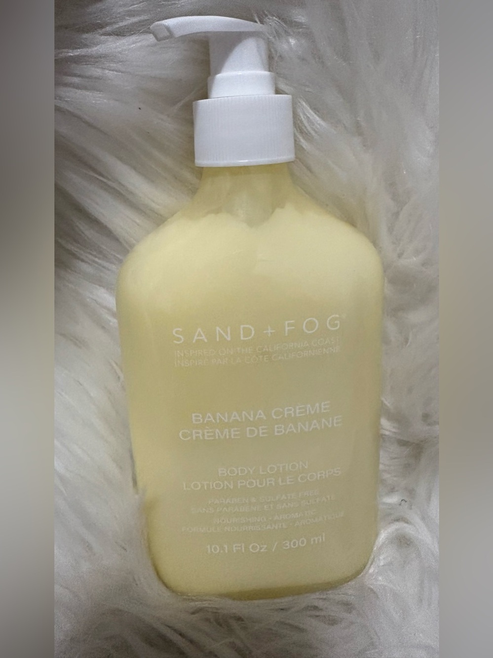 SAND + FOG Banana Creme Body Lotion - 300 mls